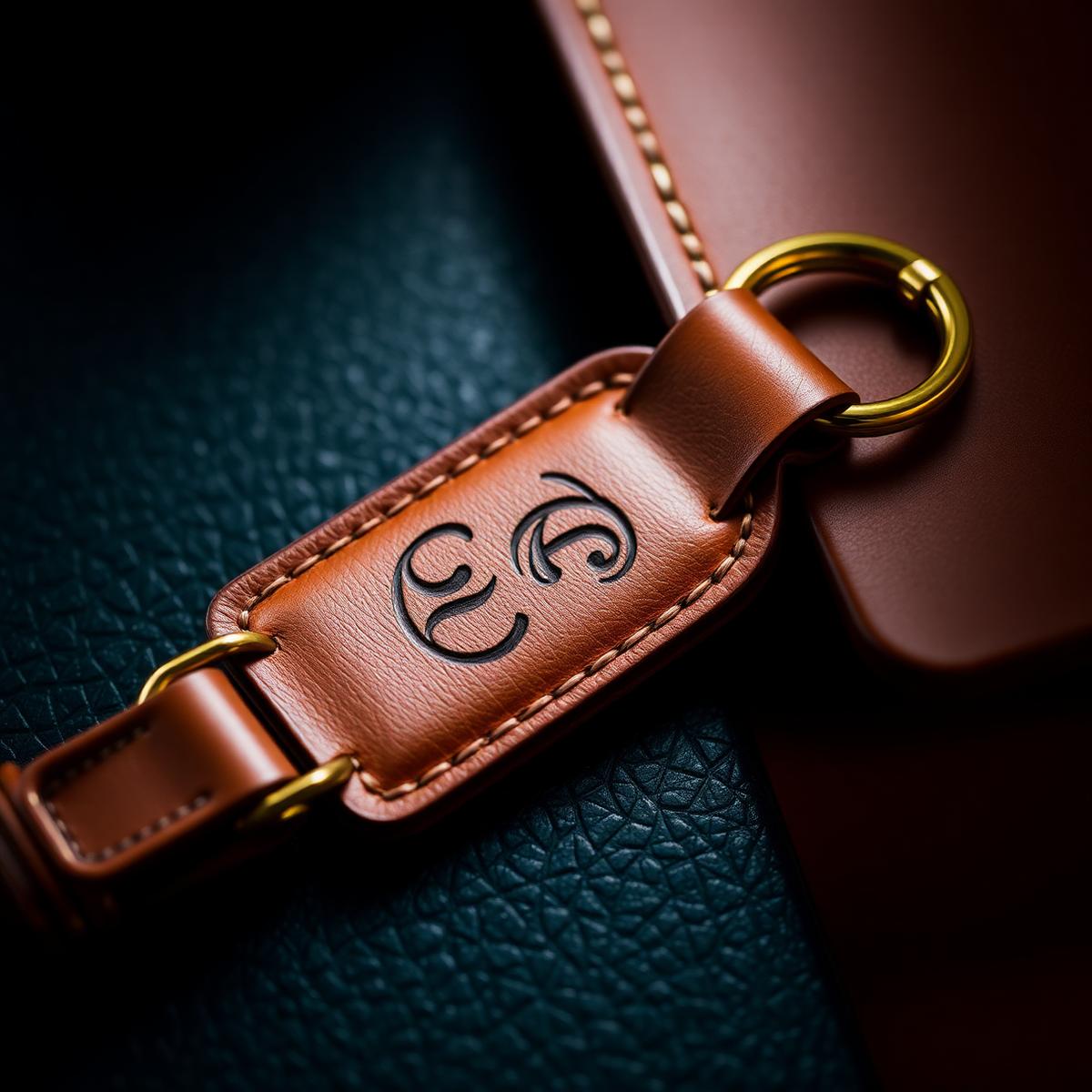 Monogram Keychain